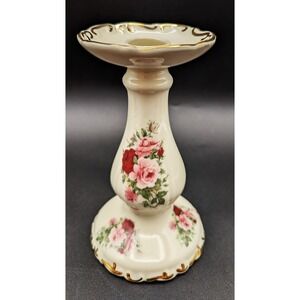 Maria Porcelain Candle Stick Holder By Baum Brothers